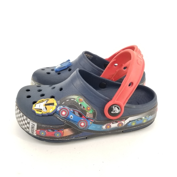race car crocs